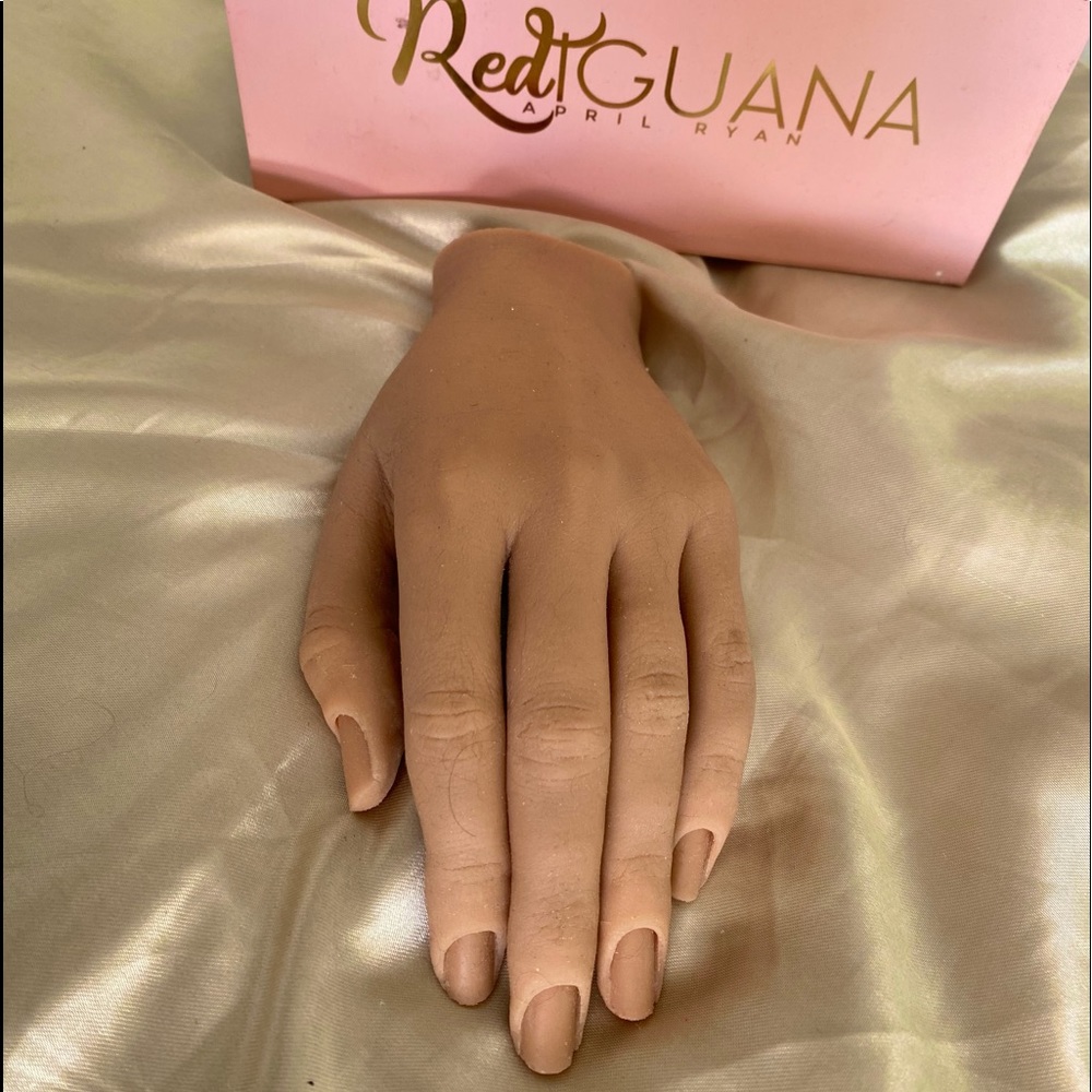Red Iguana Silicone Practice hand